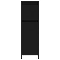 Thumbnail for Badezimmerschrank Schwarz 30x30x95 cm Holzwerkstoff