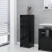 Thumbnail for Badezimmerschrank Schwarz 30x30x95 cm Holzwerkstoff