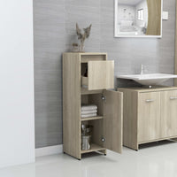Thumbnail for Badezimmerschrank Sonoma-Eiche 30x30x95 cm Holzwerkstoff