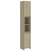 Thumbnail for Badezimmerschrank Sonoma-Eiche 30x30x183,5 cm Holzwerkstoff