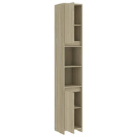 Thumbnail for Badezimmerschrank Sonoma-Eiche 30x30x183,5 cm Holzwerkstoff