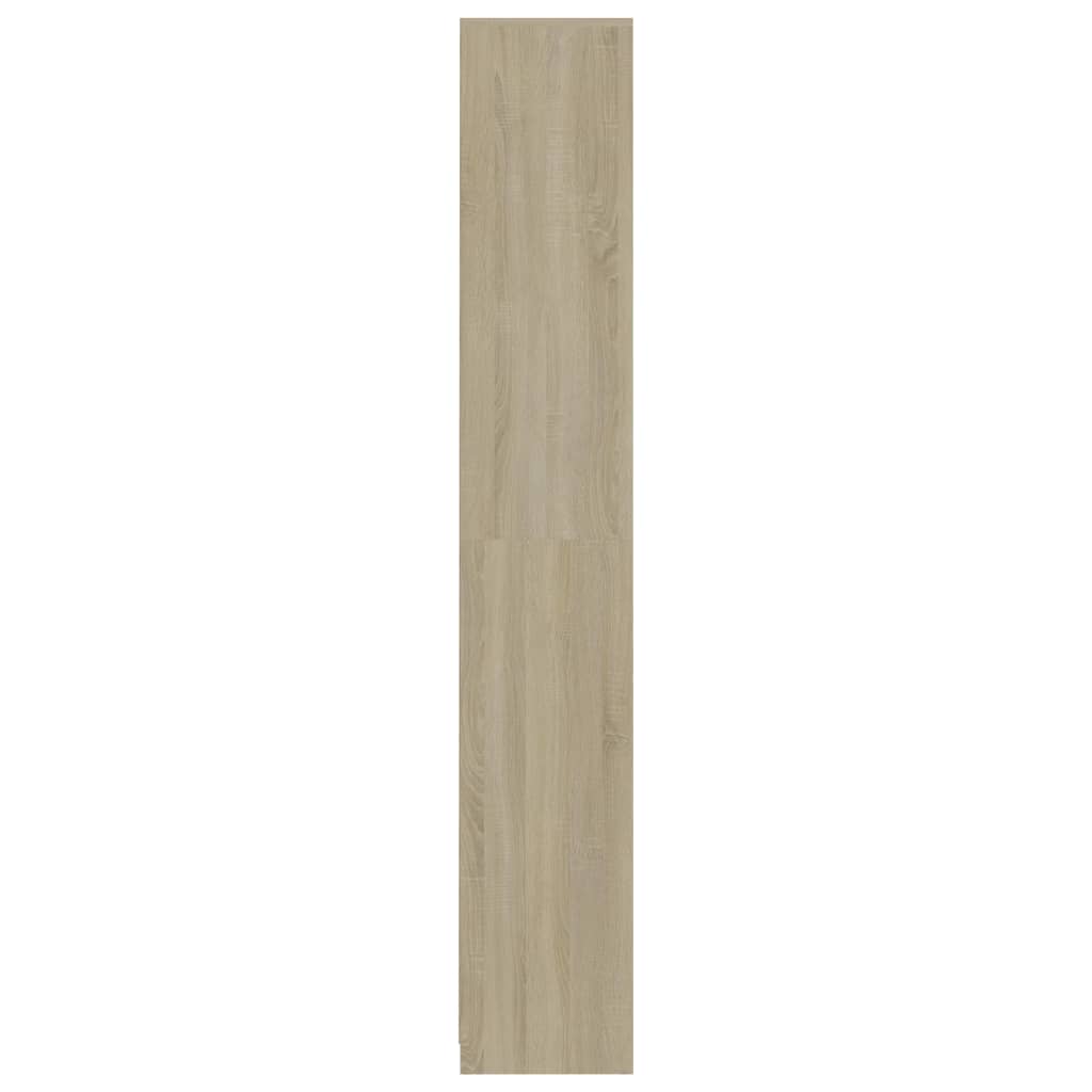 Badezimmerschrank Sonoma-Eiche 30x30x183,5 cm Holzwerkstoff