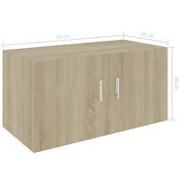 Thumbnail for Wandschrank Sonoma-Eiche 80x39x40 cm Holzwerkstoff