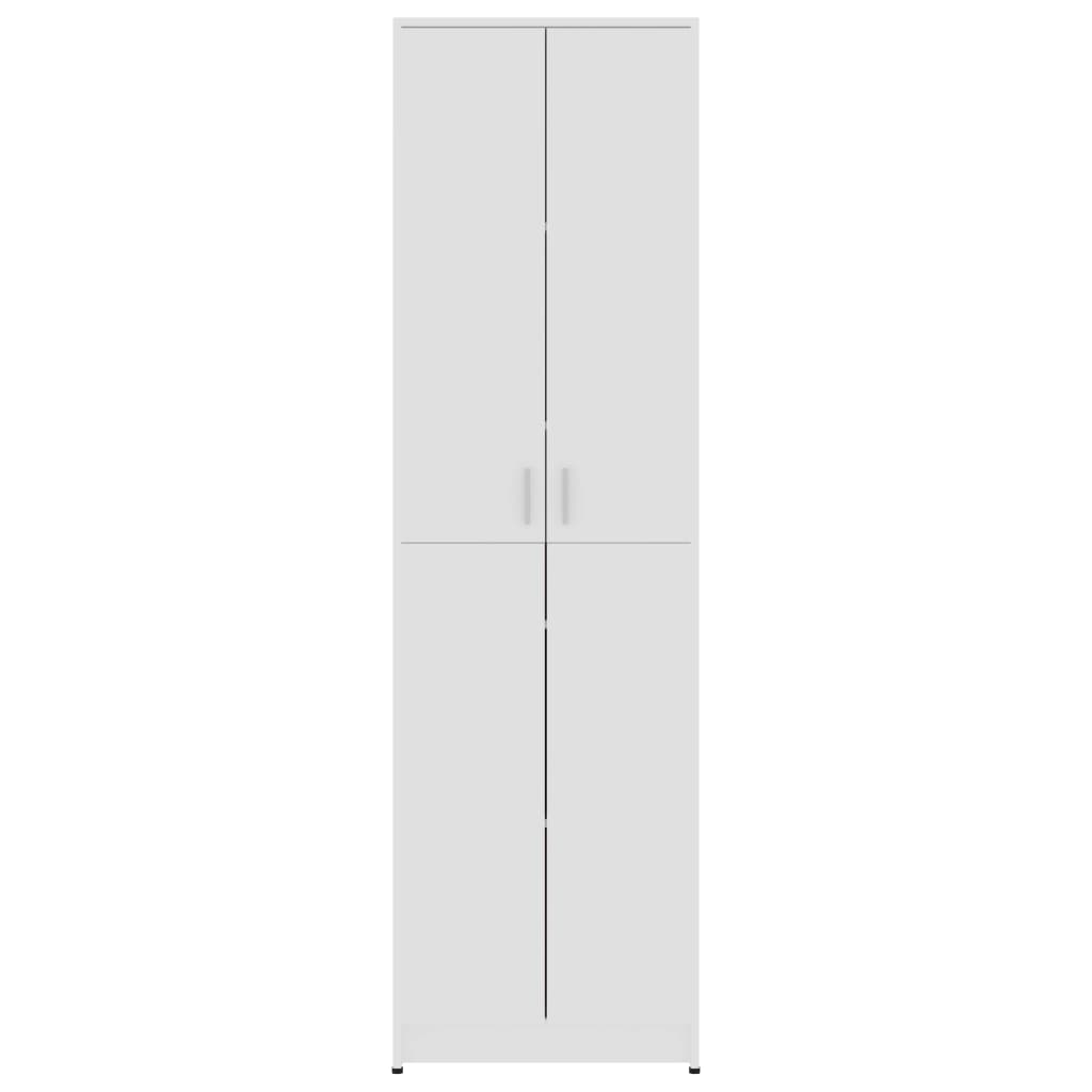 Garderobenschrank Weiß 55x25x189 cm Holzwerkstoff
