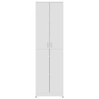 Thumbnail for Garderobenschrank Weiß 55x25x189 cm Holzwerkstoff
