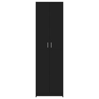 Thumbnail for Garderobenschrank Schwarz 55x25x189 cm Spanplatte