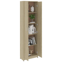 Thumbnail for Garderobenschrank Sonoma-Eiche 55x25x189 cm Holzwerkstoff