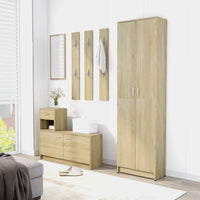 Thumbnail for Garderobenschrank Sonoma-Eiche 55x25x189 cm Holzwerkstoff