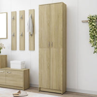 Thumbnail for Garderobenschrank Sonoma-Eiche 55x25x189 cm Holzwerkstoff