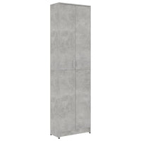 Thumbnail for Garderobenschrank Betongrau 55x25x189 cm Spanplatte
