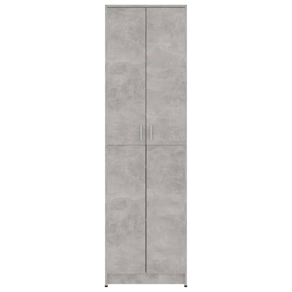Garderobenschrank Betongrau 55x25x189 cm Spanplatte