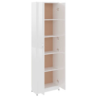 Thumbnail for Garderobenschrank Hochglanz-Weiß 55x25x189 cm Spanplatte