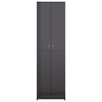 Thumbnail for Garderobenschrank Hochglanz-Grau 55x25x189 cm Spanplatte
