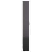 Thumbnail for Garderobenschrank Hochglanz-Grau 55x25x189 cm Spanplatte