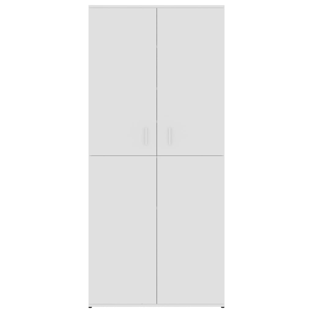 Schuhschrank Weiß 80×39×178 cm Holzwerkstoff