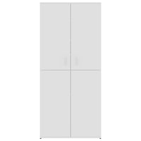 Thumbnail for Schuhschrank Weiß 80×39×178 cm Holzwerkstoff