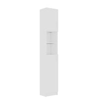 Thumbnail for Badezimmerschrank Weiß 32×25,5×190 cm Holzwerkstoff
