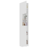 Thumbnail for Badezimmerschrank Weiß 32×25,5×190 cm Holzwerkstoff