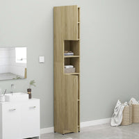 Thumbnail for Badezimmerschrank Sonoma-Eiche 32×25,5×190 cm Spanplatte