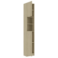 Thumbnail for Badezimmerschrank Sonoma-Eiche 32×25,5×190 cm Spanplatte