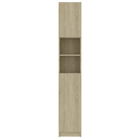 Thumbnail for Badezimmerschrank Sonoma-Eiche 32×25,5×190 cm Spanplatte