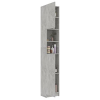 Thumbnail for Badezimmerschrank Betongrau 32×25,5×190 cm Spanplatte