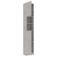 Thumbnail for Badezimmerschrank Betongrau 32×25,5×190 cm Spanplatte