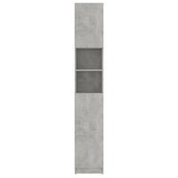 Thumbnail for Badezimmerschrank Betongrau 32×25,5×190 cm Spanplatte