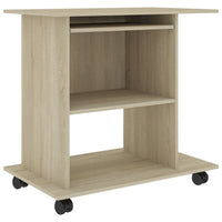 Thumbnail for Schreibtisch Sonoma-Eiche 80x50x75 cm Holzwerkstoff