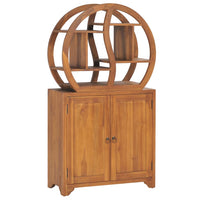 Thumbnail for Schrank mit Yin-Yang-Regal 70x30x130 cm Teak Massivholz
