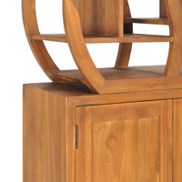 Thumbnail for Schrank mit Yin-Yang-Regal 70x30x130 cm Teak Massivholz