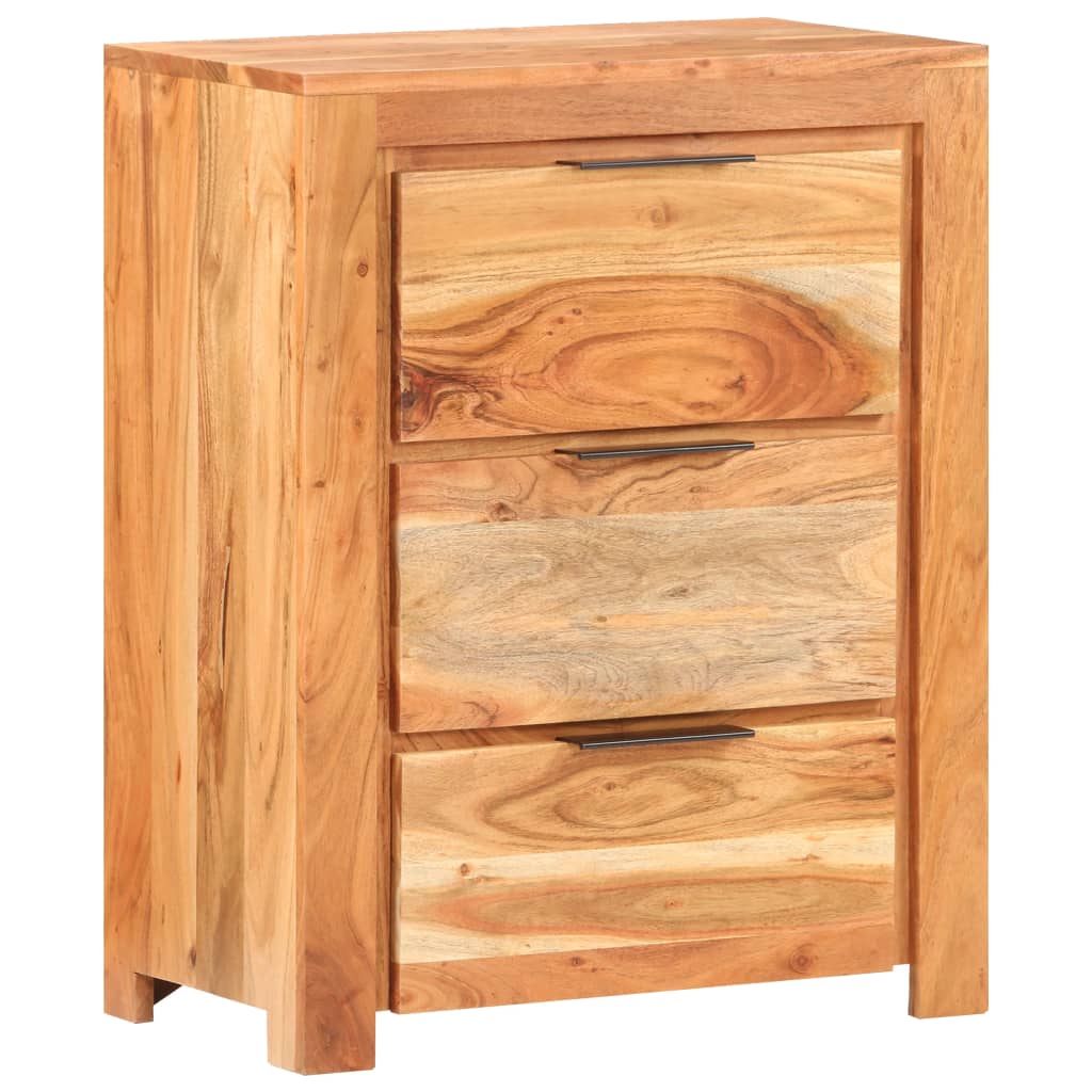Sideboard 59x33x75 cm Akazie Massivholz