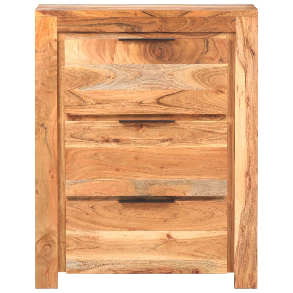Sideboard 59x33x75 cm Akazie Massivholz