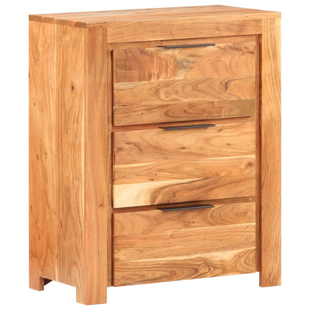 Sideboard 59x33x75 cm Akazie Massivholz