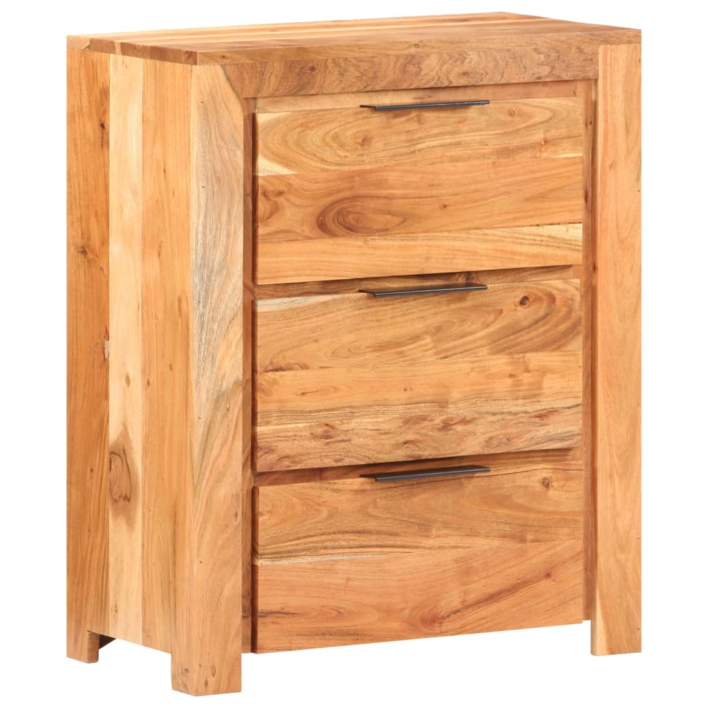 Sideboard 59x33x75 cm Akazie Massivholz