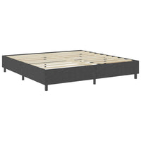 Thumbnail for Boxspringbett Dunkelgrau Stoff 200x200 cm