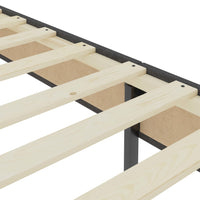 Thumbnail for Boxspringbett Dunkelgrau Stoff 200x200 cm