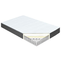Thumbnail for Boxspringbett Dunkelgrau Stoff 140x200 cm