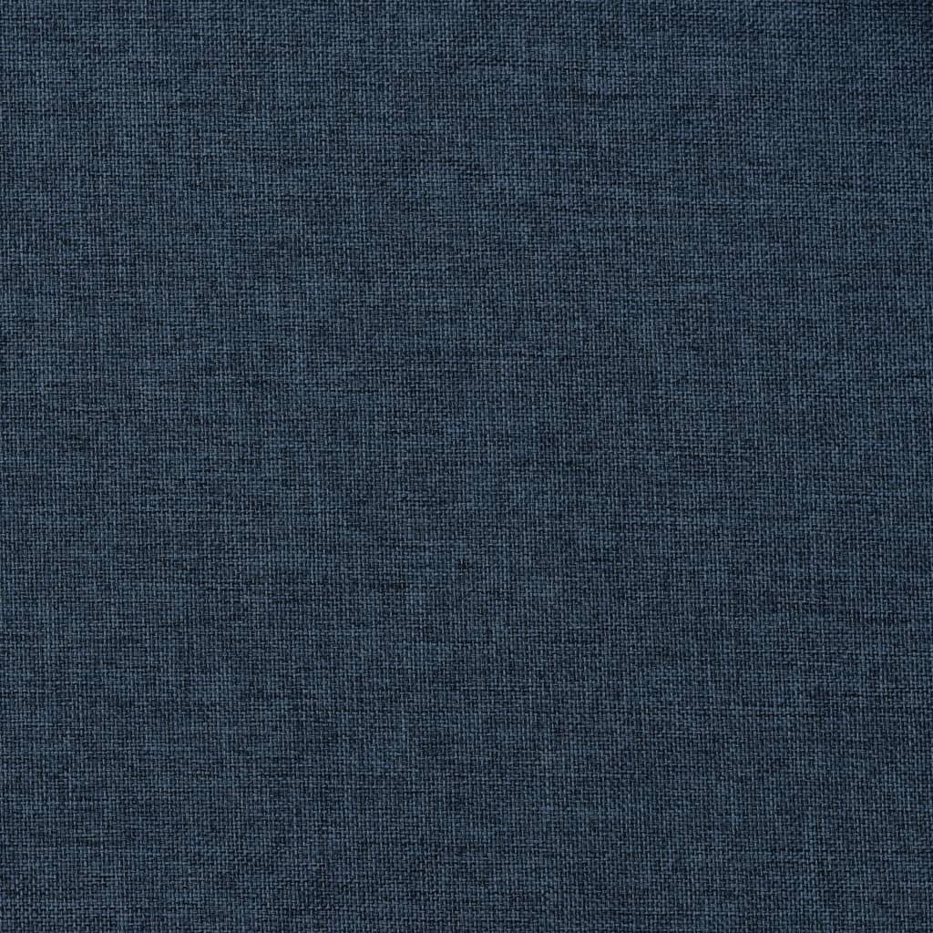Verdunkelungsvorhänge Haken Leinenoptik 2 Stk. Blau 140x225cm