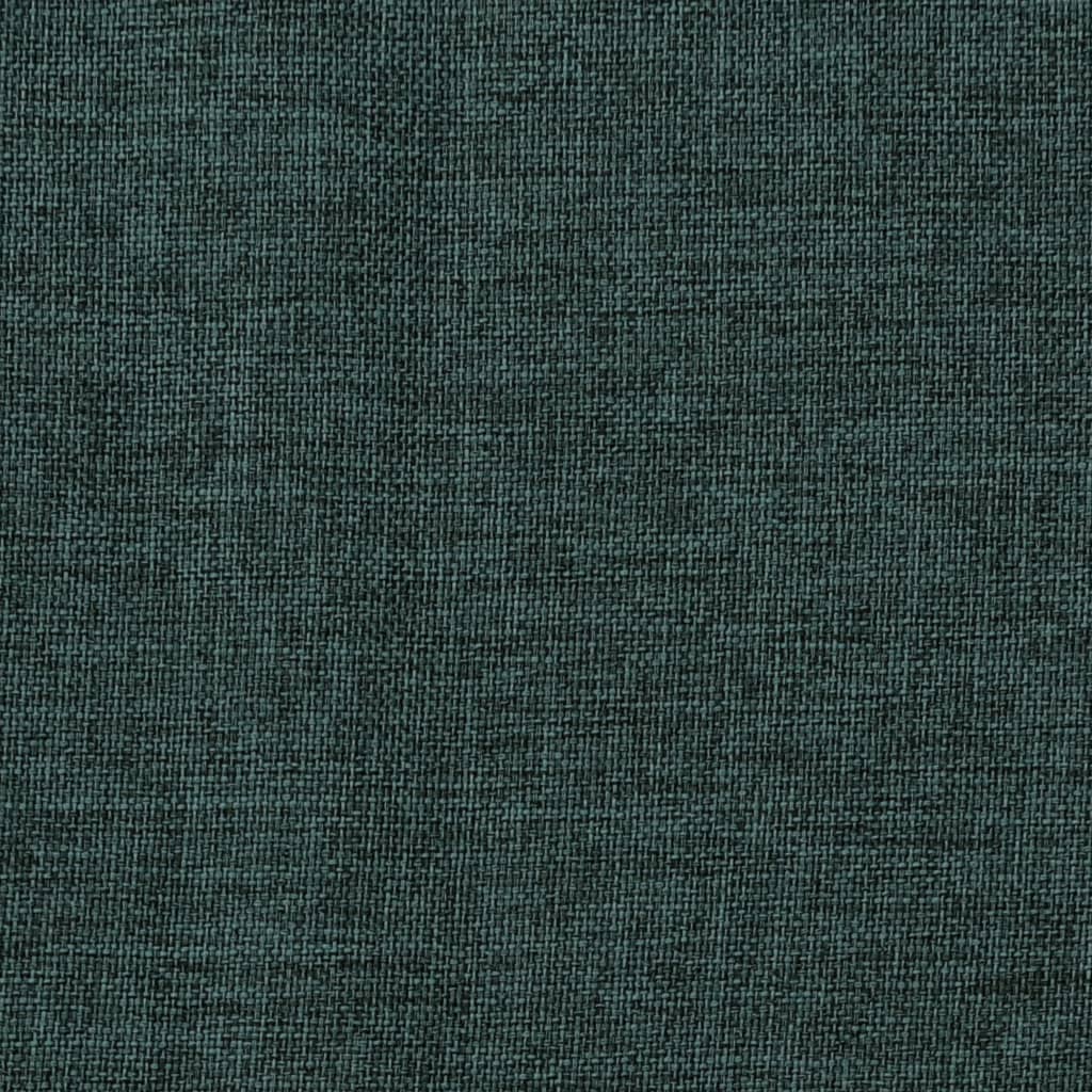 Verdunkelungsvorhang mit Haken Leinenoptik Grün 290x245 cm