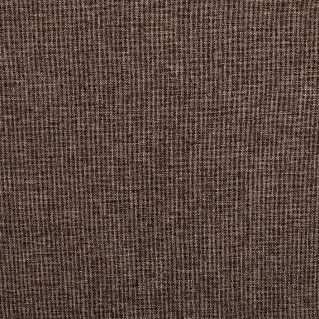 Verdunkelungsvorhang mit Ösen Leinenoptik Taupe 290x245 cm