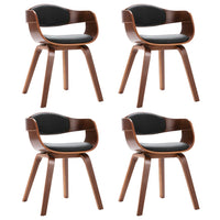 Thumbnail for Esszimmerstühle 4 Stk. Bugholz und Kunstleder