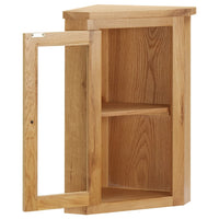 Thumbnail for Wand-Eckschrank 45 x 28 x 60 cm Eiche Massivholz
