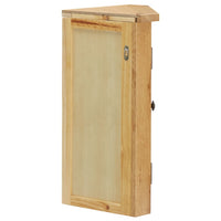 Thumbnail for Wand-Eckschrank 45 x 28 x 60 cm Eiche Massivholz