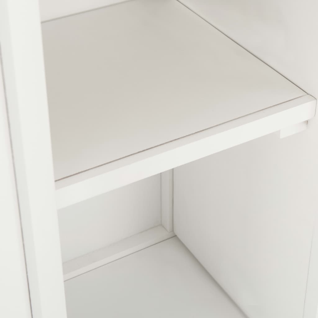 Weinschrank 80x32x80 cm Eiche Massivholz