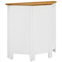 Thumbnail for Eckschrank 80x33,5x78 cm Eiche Massivholz