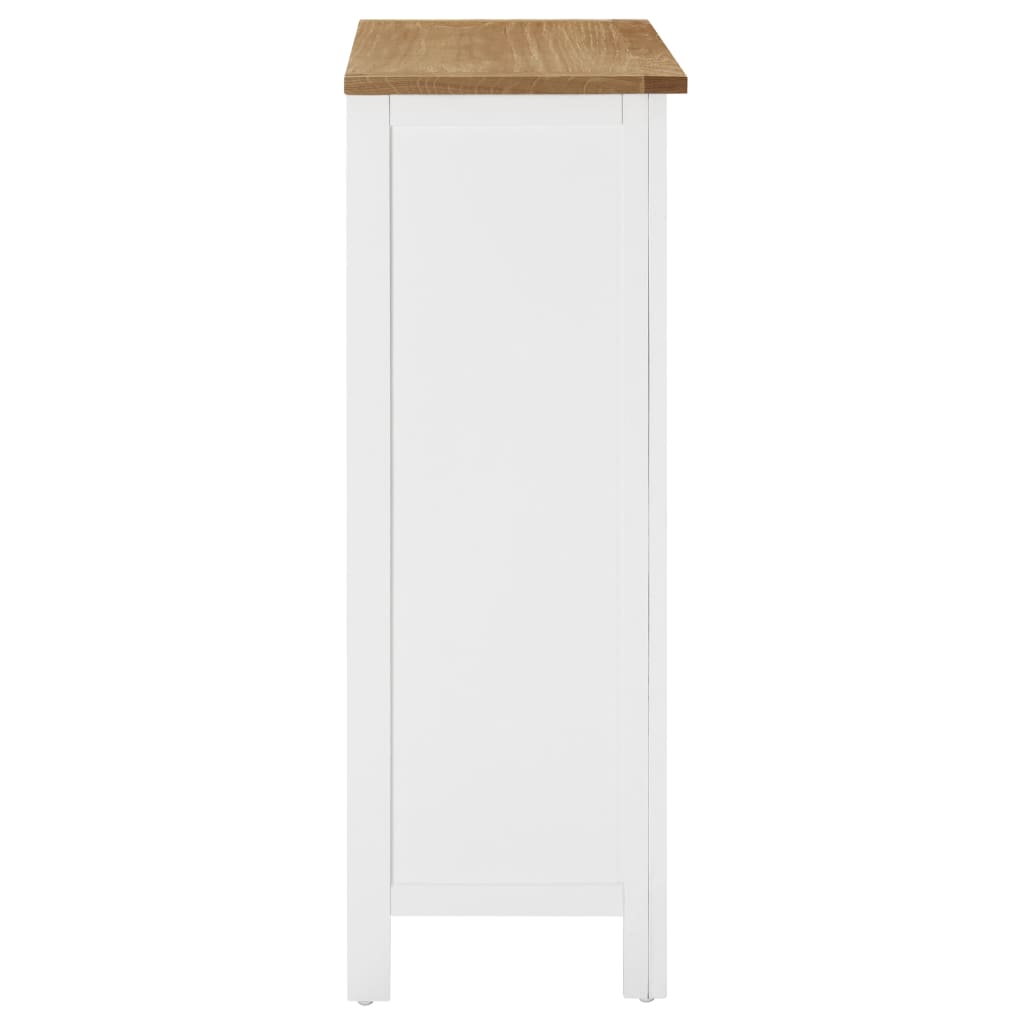 Weinschrank 72x32x90 cm Eiche Massivholz