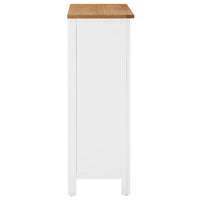 Thumbnail for Weinschrank 72x32x90 cm Eiche Massivholz