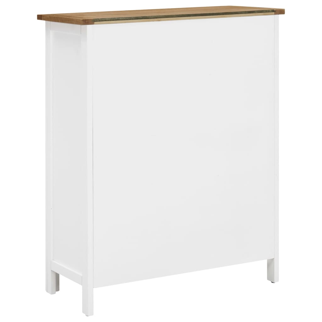 Weinschrank 72x32x90 cm Eiche Massivholz