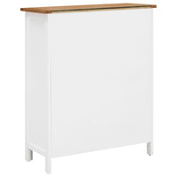 Thumbnail for Weinschrank 72x32x90 cm Eiche Massivholz